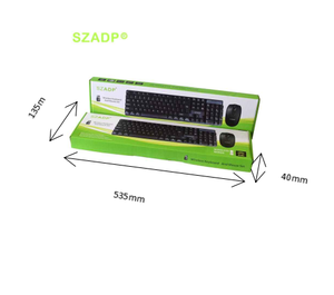 Combo de ratón y teclado inalámbrico ergonómico-2,4G clic silencioso y DPI de 3 niveles, diseño compacto para emparejamiento multidispositivo - Product Image 1