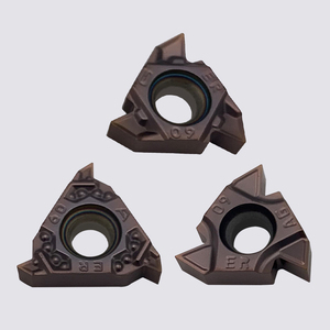 Fabbrica della cina fatta Super dura 16IR 11IR 22IR 16ER inserti da taglio in carburo di tungsteno indicizzabili per supporto per tornio filettato - Product Image 1