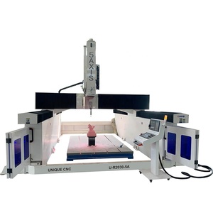 2023 chino 5 ejes Cnc Router Cnc5 5 Axis Cnc Router Machine para carpintería 3D molde de espuma artesanal de madera - Product Image 1