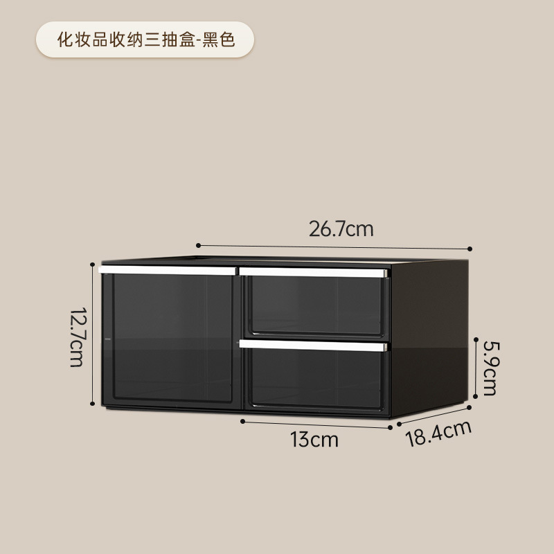 Three-drawer box
