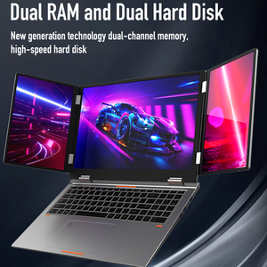 16 Zoll 10,5 Zoll Touchscreen mit drei Bildschirmen Gaming Laptop Hintergrund beleuchtete Tastatur Laptop Computer Business Triple Monitor Laptop - Product Image 4