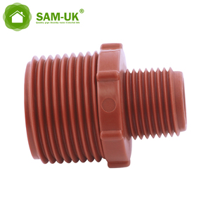 3/4&quot;x1/2&quot;-1&quot;x3/4&quot; PP Male <strong>Reducer</strong> 3/4''*1/2'' Free Sample Red Brown a Factory Laboratory in China - Product Image 1
