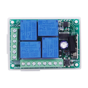 433Mhz kablosuz uzaktan kumanda anahtarı DC 12V 4 CH röle alıcı modülü + RF öğrenme kodu uzaktan kumanda verici KR1204 + KT16 - Product Image 6