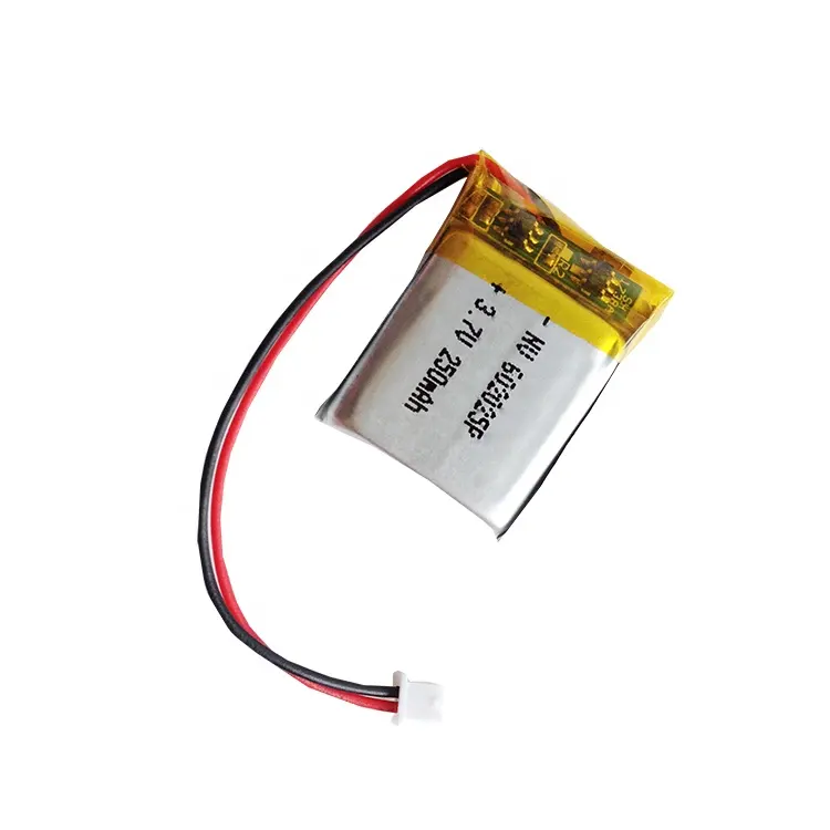 Bateria de polímero de lítio 602025 3.7V 250mah 300 mAh preço direto da fábrica bateria com UN38.3 KC BIS