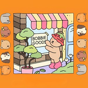 子供のためのカスタムかわいいぬりえブック印刷大人のぬりえ本ボビーグッズぬりえ - Product Image 1