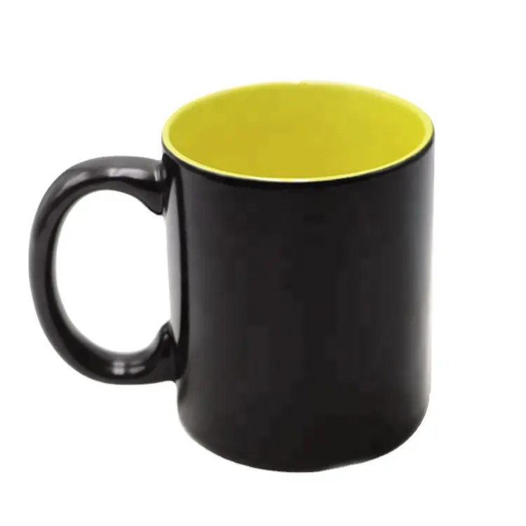 Caneca mágica de cerâmica que muda de cor, 11oz