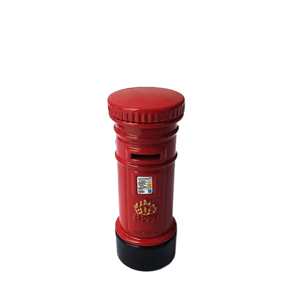 London Telephone Booth Die Cast Piggy Bank Metal Souvenir Gifts Money Box