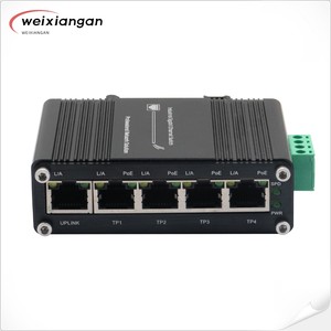 100 Gigabit Ethernet Port Switch mit flamm hemmendem QoS-Gehäuse Leichter Routing-Glasfaser-AC-Konverter - Product Image 2