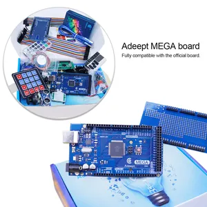 Предельный стартовый комплект Adeept для Arduino Mega2560 LCD1602 шаговый двигатель ADXL345 умный пульт дистанционного управления с PDF-гидом - Product Image 6