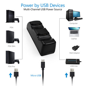 <strong>PS4</strong> Controller Charging Dock Station for <strong>PS4</strong> Dual Charger Stand With Display Screen for <strong>PS4</strong>/<strong>PS4</strong> Slim/<strong>PS4</strong> Pro - Product Image 5