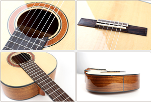 Fabrik preis Musik instrument in voller Größe 39 Zoll 6 Nylons aite solide klassische Gitarre aus China CG530S