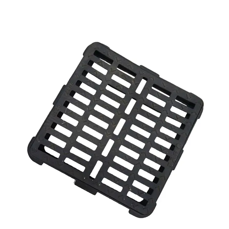 OEM En124 C250 grille de pluie en fonte Ductile carrée et ronde prix Gully