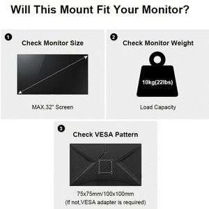 Manufacturer VESA 100*100mm Monitor <strong>Mounts</strong> Single Bracket Monitor Stand - Product Image 6