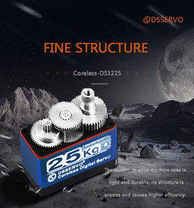 Серводвигатель Dsservo DS3225 25 кг цифровой сервопривод большой крутящий момент высокая скорость Coreless водонепроницаемый сервопривод