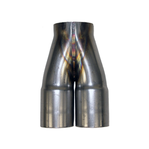 PINOMETAL Custom 1.75&quot; Inlet ID 2&quot; Merge OD 2.5&quot; Outlet 3 Into 1 Exhaust Collector <strong>Header</strong> - Product Image 4