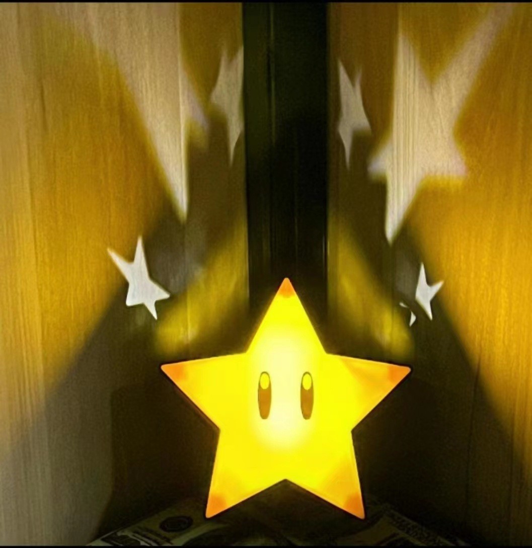 Yellow light pentagram