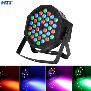 HT ไฟเวทีดีเจดิสโก้พลาสติก36ชิ้น,ไฟพาร์1W 3W Led Par 36W พลาสติก RGBAW ไฟเส้นเดียวสำหรับงานแต่งงาน - Product Image 4