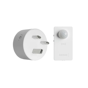 RZ062-R ซ็อกเก็ตเซ็นเซอร์เคลื่อนไหว10A ปลั๊ก UK ปลั๊กเซ็นเซอร์ตรวจจับการเคลื่อนไหวไร้สาย rayzeek | ซ็อกเก็ตเปิด/ปิดอัตโนมัติพร้อมรีโมท | ไม่มี WIFI - Product Image 1