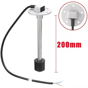Indicador de nivel de combustible Bolas flotantes Tipo Sensores de nivel de combustible Inoxidable + Flotador NBR 0-190ohm/4-20mA/5-10V para generador - Product Image 2