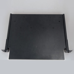 1U 19 ''Carga completa 12 puertos ST FC 12 núcleos Tipo de cajón Panel de conexión de fibra óptica Tipo deslizante Caja de terminales de montaje en rack Alta óptica - Product Image 3