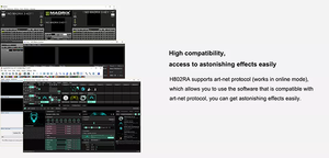 Console RGB RGBW pixel H807SA progetto di illuminazione Display scheda SD programmabile 8 universe Dmx Artnet Protocol Controller Led - Product Image 5