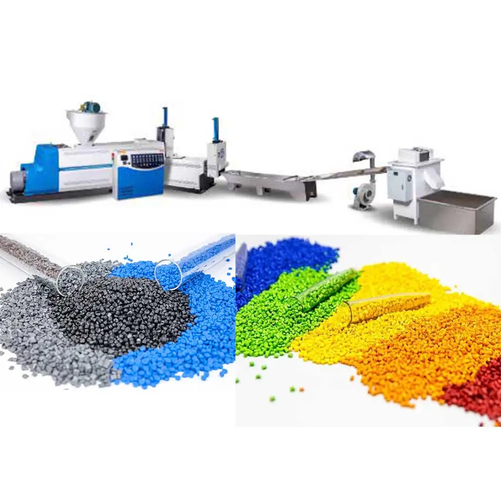 Machine de fabrication de granulés de plastique PP, HDPE, LDPE, LLDPE