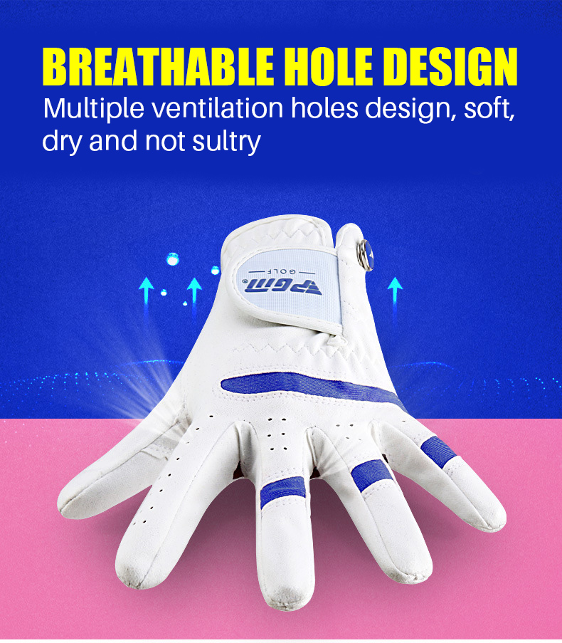 PGM ST024 Children Gloves Kid's Golf Gloves With Marker