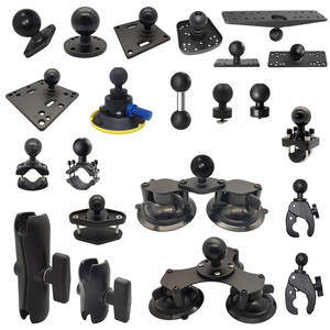 Monitor Pc Tablet Holder 10.5'' <strong>Mounts</strong> 1.5inch Ball Adapter Vesa Side Tablet <strong>Mount</strong> Removable 75mm and 100mm Vesa Plate for Ram - Product Image 6