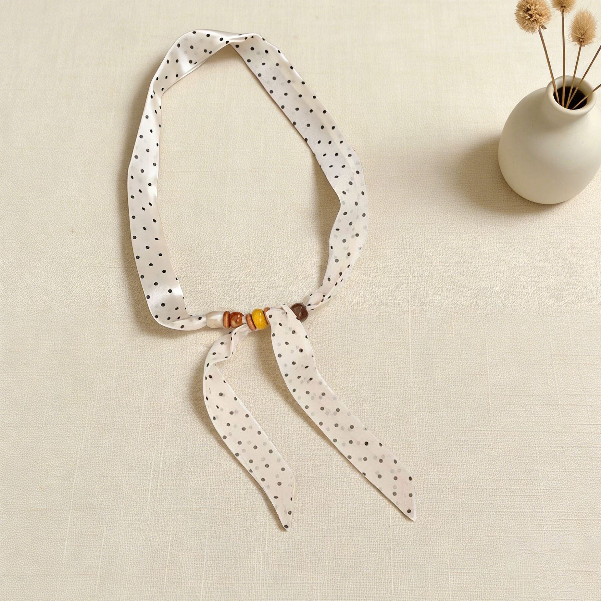 fine dots in off-white