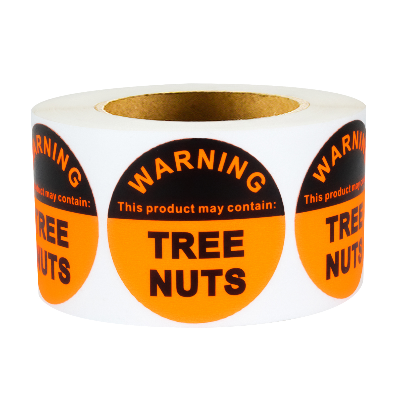Advertencia de alergia a las nueces de árbol