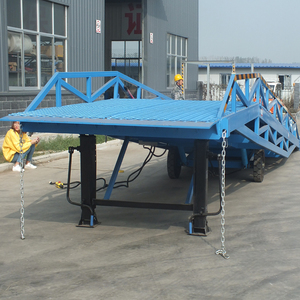 Rampa de muelle de contenedor de descarga de carga ajustable móvil de 15 toneladas para carretilla elevadora - Product Image 4