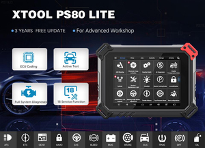 Test di azione + programmatore chiave di codifica ECU lettore di codice OBD2 di scansione automobilistica PK MK808BT MK808 XTOOL PS80 LITE OBD2 strumento diagnostico per auto - Product Image 2