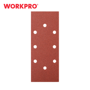 WORKPRO 10個93x 187mm正方形酸化アルミニウムグリットサンドペーパーOBMカスタマイズ可能研磨ディスク研削用途 - Product Image 3