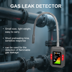 Détecteur de fuite de gaz combustible liquéfié portable MK701 de Maka pour détecteur de fuite de gaz méthane - Product Image 2