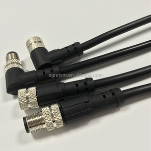 2 3 4 5 6 8 12 17พิน A B รหัส D ตัวผู้สายกันน้ำการปั้น IP67สัญญาณแผงตรงเชื่อมต่อ M12 M8 - Product Image 3