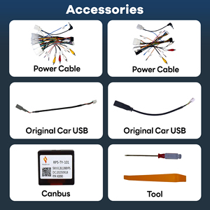 เครื่องเล่นดีวีดีในรถยนต์วิทยุรถยนต์ระบบมัลติมีเดีย11.5In ระบบนำทาง DSP Wireless CarPlay สำหรับ Toyota Tacoma 2016-2023 - Product Image 3