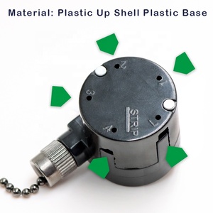 ZING kulak ZE-208S5-1T 3A 250VAC 6A 125VAC 5 hız kontrolü tavan vantilatörü regülatörü elektrik çekme zinciri ışık anahtarı - Product Image 4