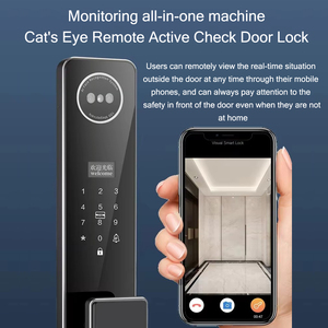 Mehrsprachiges Passwort 3D-Gesichtserkennung Intelligentes Türschloss mit Kamera und Finger abdruck Automatische Tuya Wifi Smart Lock Tür - Product Image 2