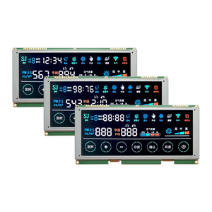 Hochwertiges benutzer definiertes Segment LCD-Display BTN Negative 5V Controller weiße Hintergrund beleuchtung 7 Monochrom-Segment-LCD-Anzeige modul - Product Image 2