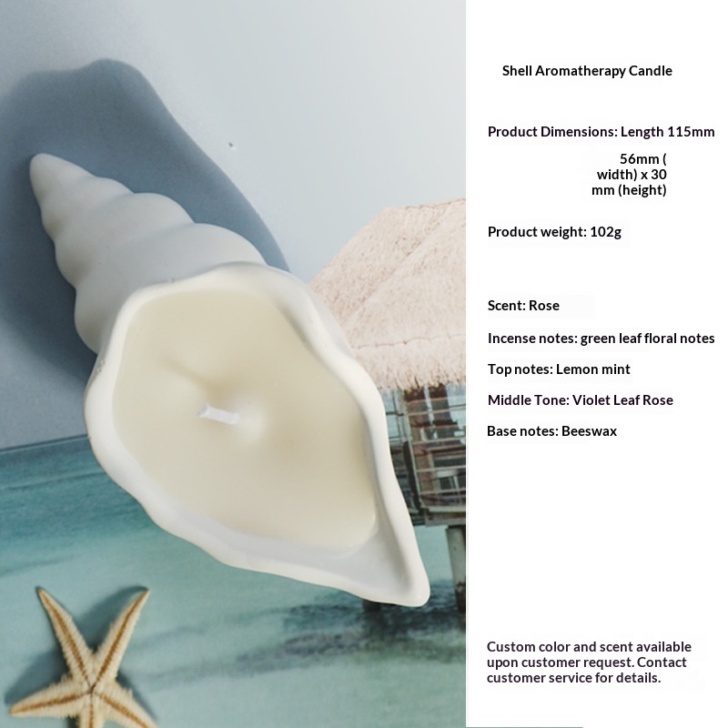 Bougie d'aromathérapie coquille type B