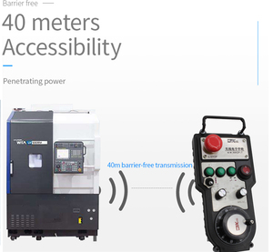 433MHz CNC-Bearbeitungs werkzeug Fernbedienung 9-Achsen-10-Achsen-drahtloser elektronischer Handrad-Encoder für das Siemens Fanuc Masso-System - Product Image 4