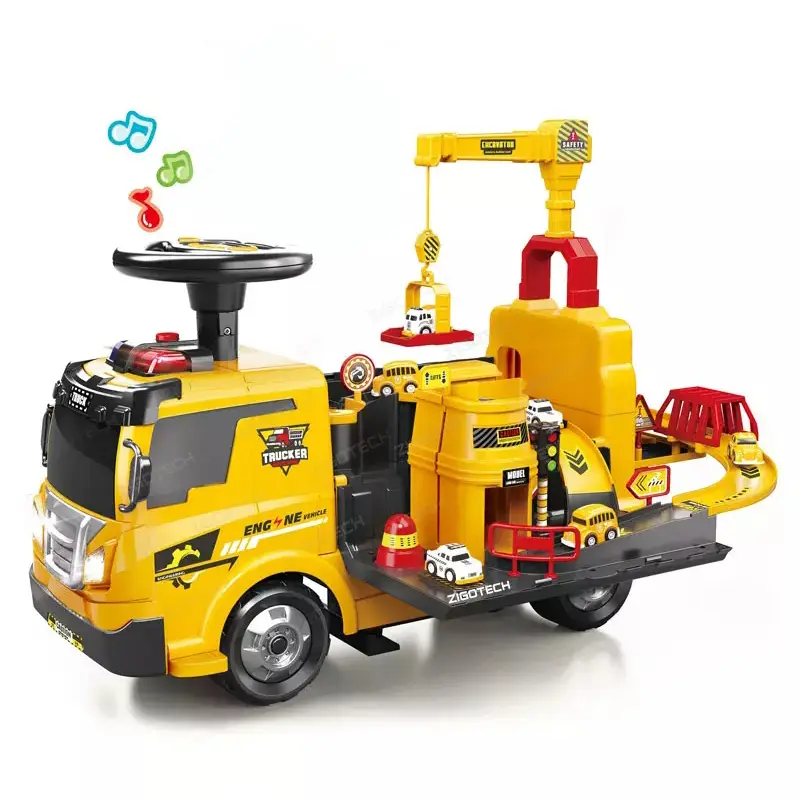 Camion d'ingénierie 2 en 1 pour bébé, grand camion de pompiers, jouet, nouvel emballage, jouets, piste orbitale, voiture pour enfants, Offre Spéciale