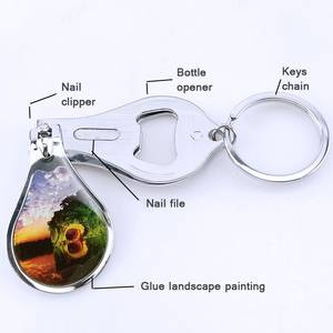 Travel Souvenir Personalized Custom Stainless Steel Portable Keychain Nail Cutter <strong>Key</strong> Chain Cheap <strong>Fancy</strong> Special Nail Clipper