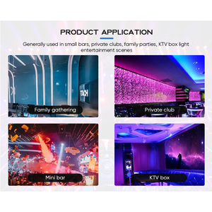 Lampu Laser bergerak putar King Kong Kecil enam lengan lampu kontrol suara Bar lampu disko DJ klub malam - Product Image 6