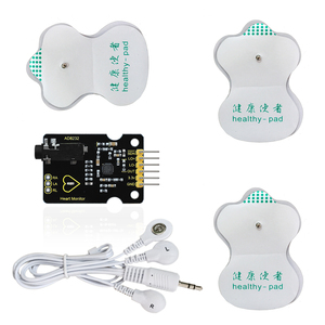 Keyestudio AD8232 ECG misurazione cardiofrequenzimetro Kit modulo sensore per Arduino R3 - Product Image 1