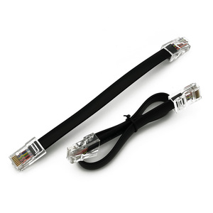 Cavo di rete personalizzato 8 p8c RJ45 cavo di rete 1M Cat5 UTP cavo Patch Ethernet da maschio a maschio cavo Flat LAN 8 Core - Product Image 1