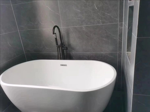 Manufacture Modern Design Custom Large White Freestanding <strong>Bath</strong> Center Drainer Acrylic Glossy Surface Soaking Bathtub - Product Image 6
