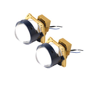 Auto Car Lighting Bi <strong>Led</strong> Projector Lens <strong>Led</strong> Headlight 3.0 Inch High Low Beam 60W 50W Projector Lens Headlights - Product Image 4