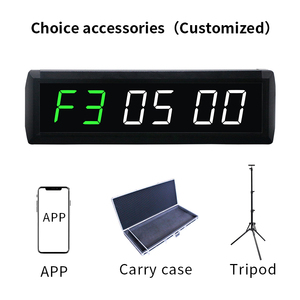 Vendita calda 1.8 pollici 6 cifre LED Timer Fitness Timer Fitness conto alla rovescia portatile per sport Fitness - Product Image 5