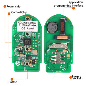 Autel IKEYBW004AL กุญแจอัจฉริยะปุ่ม4ปุ่ม, ใช้ได้กับรถทุกรุ่นสมาร์ทคีย์อเนกประสงค์ CAS4 FEM BDC 3 + 1ปุ่มโดยไม่ใช้คีย์สำหรับ BMW - Product Image 3